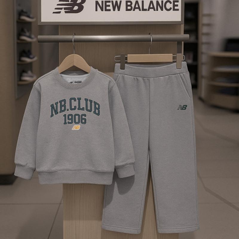 New Balance Junior Training Set Light Gray Nk9yeb403u Ac
