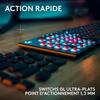 Clavier gamer - sans fil - logitech g - g915 tkl x - azerty - switch linear - noir