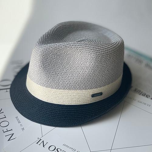 Unisex Jazz Straw Hat Men's Sun Hat Summer Outdoor Travel Sun Hat Comfortable Breathable Crimped Panama