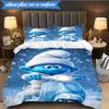 3PCS The Blue Cheese Adventure Bedding Set,Including 1pc Duvet Cover And 2pcs Pillowcases Perfect for Bedroom, Dormitory, Fan Christmas Gift