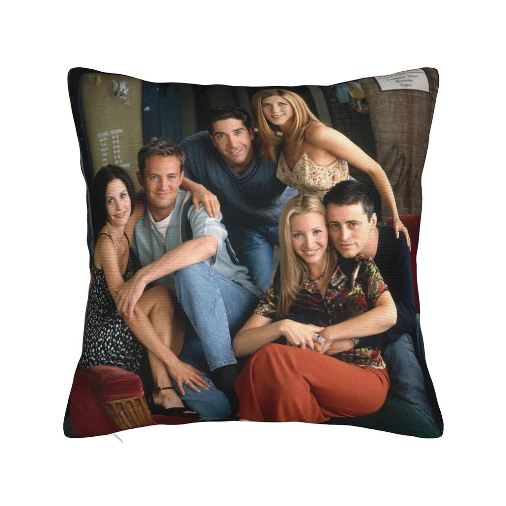 Friends Tv Show Pillowcase Soft Fabric Cushion Cover Decoration Throw Pillow Case Cover Seat Dropshipping 40*40Cm