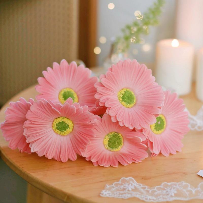 

Африканская Хризантема и Цветок Жениха Свадебный Производитель Домашний Декор Гостиной Искусственный Цветочный Букет Декор розовый