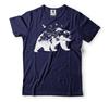 Mens Bear T-shirt Mountain Bear Shirt Camping Bear Tee Nature Bear Shirt Unisex T-Shirt