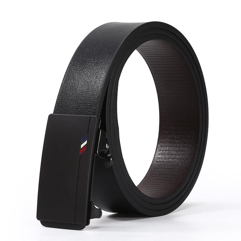 Belt Men'S Classic Inner Wear Toothless Automatic Buckle Belt Business Belt Run Jianghu Stall