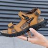 Brand Classic Mens Sandals Summer Genuine Leather Sandals Men Outdoor Casual Lightweight Sandal Fashion Men Sneakers