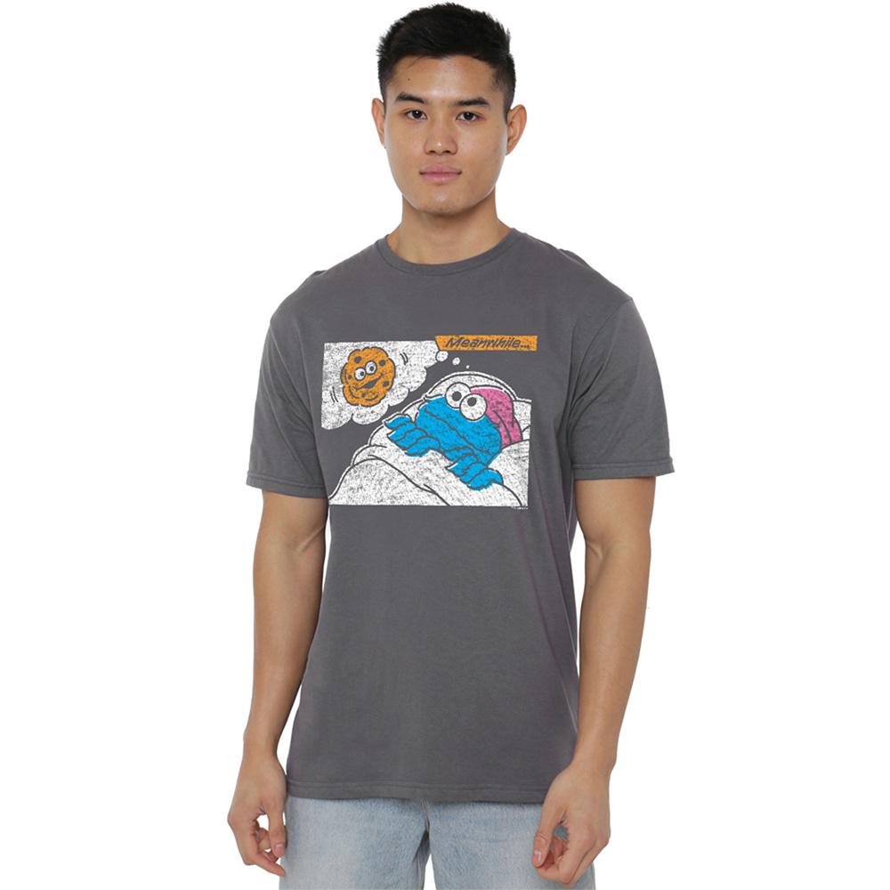 Sesame Street Unisex Adult Meanwhile T-Shirt