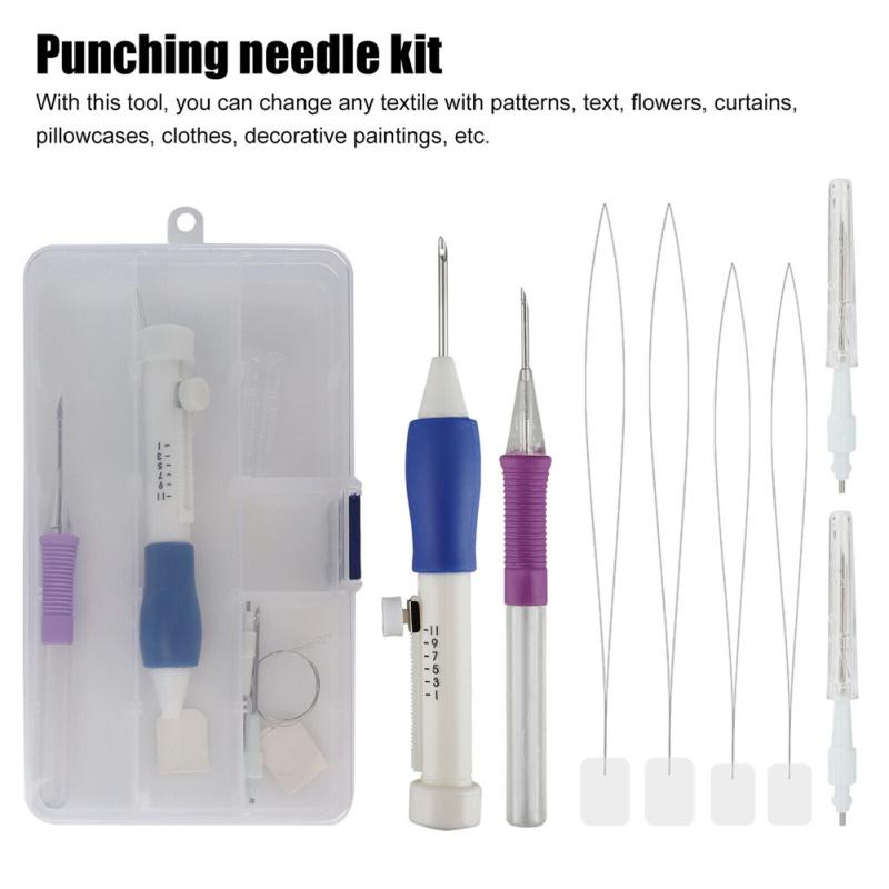 Metal Magic Embroidery Pen Set Ergonomic Design Stitching Knitting Sewing Tools