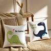 Cute Dinosaur Cushion Cover Pillowcase Anti-Dustmite Living Room Sofa Decor Cushion Room
