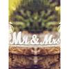 3 Stück/Set Weiße Holzbuchstaben Mr und Miss, Set, Mr & Mrs Schild für Hochzeitstisch, Partydekoration Haupttisch Hochzeit Holzbuchstabe