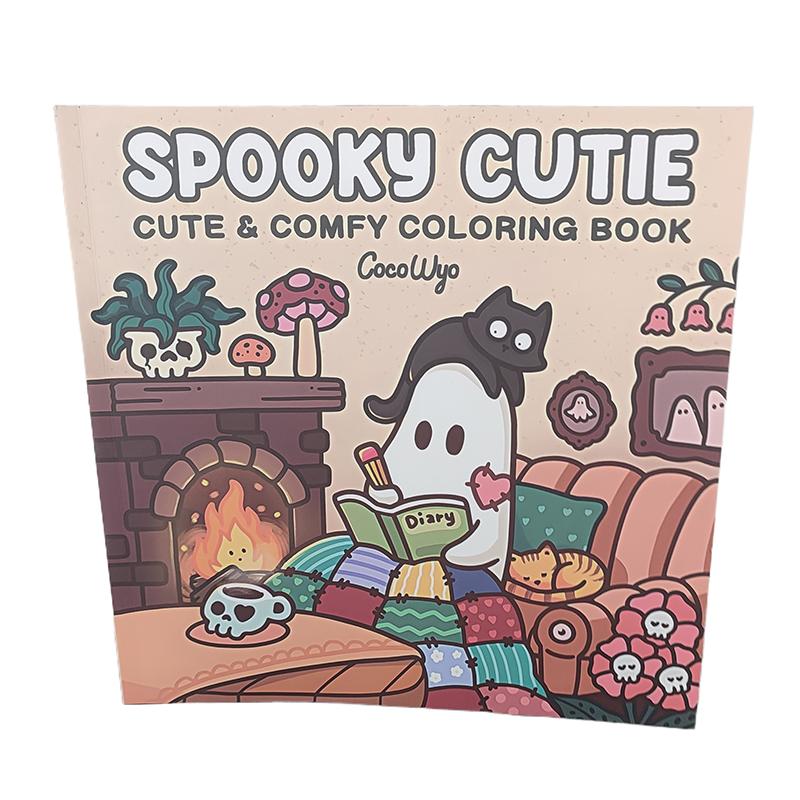 Creative Diy Coloring Book Cartoon Funny Children Graffiti Notebook Cute Coloring Book Drawing Book Adult Relaxation Supplies
