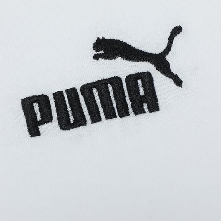 New PUMA T Shirts Unisex White 691550-02