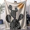 Cactus Throw Soft Flannel AC Blanket Lightweight Summer Nap Throw Cozy  Blanket for Sofa Bed Travel Home