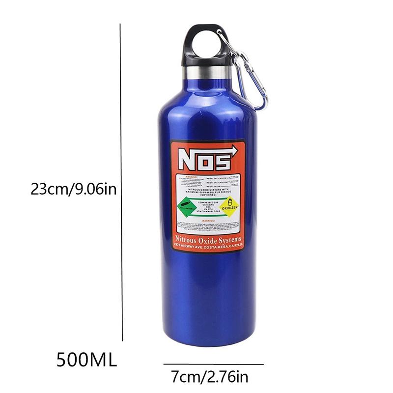 1 ks Auto Izolační Hrnec Nos Dusíkový Válec Vakuová Nerezová Konvice 500 ml Vysokokapacitní Cestovní Sportovní Láhev Hrnec na Vodu