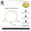 ORSA JEWELS Vintage Double Layer 925 Silver Star Anklet with Natural Pearl Starfish Foot Chain Beach Jewelry SA101