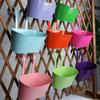 Self Watering Wall Hanging Flower Pots Solid Color Hydroponic Flowerpots