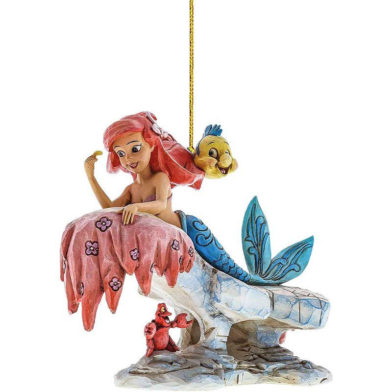 

Рождественские подвесные украшения принцесс Диснея, акриловые, для украшения елки, для вечеринки Ariel