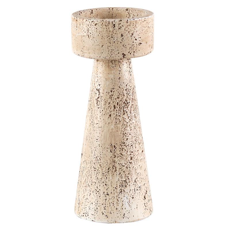 

Новый китайский стиль имитация желтого травертина подсвечник украшения модель комнаты гостиная журнальный столик обеденный стол современный свет роскошный дом