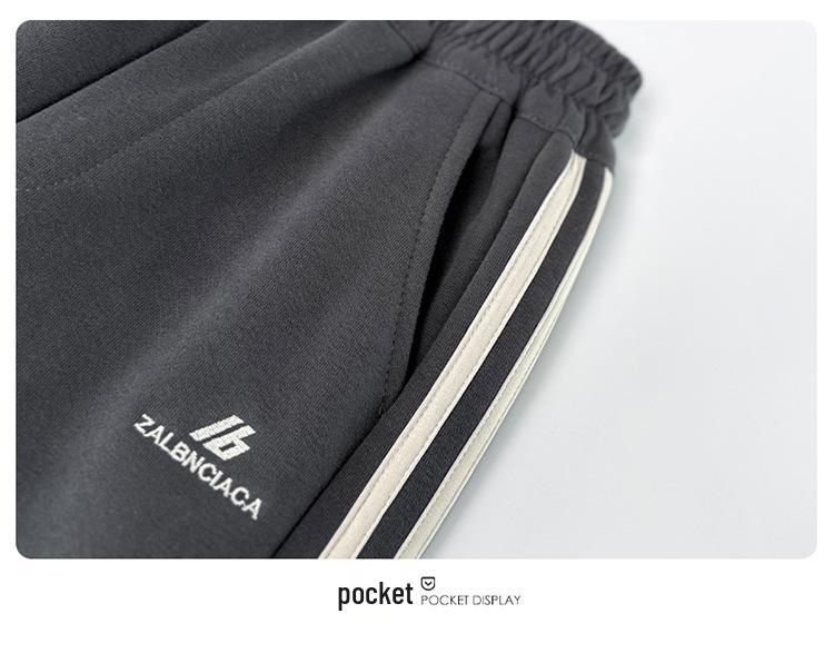 2025 Boys' Fleece-Lined Sweatpants: Thick, Handsome, Loose Fit for Autumn/Winter