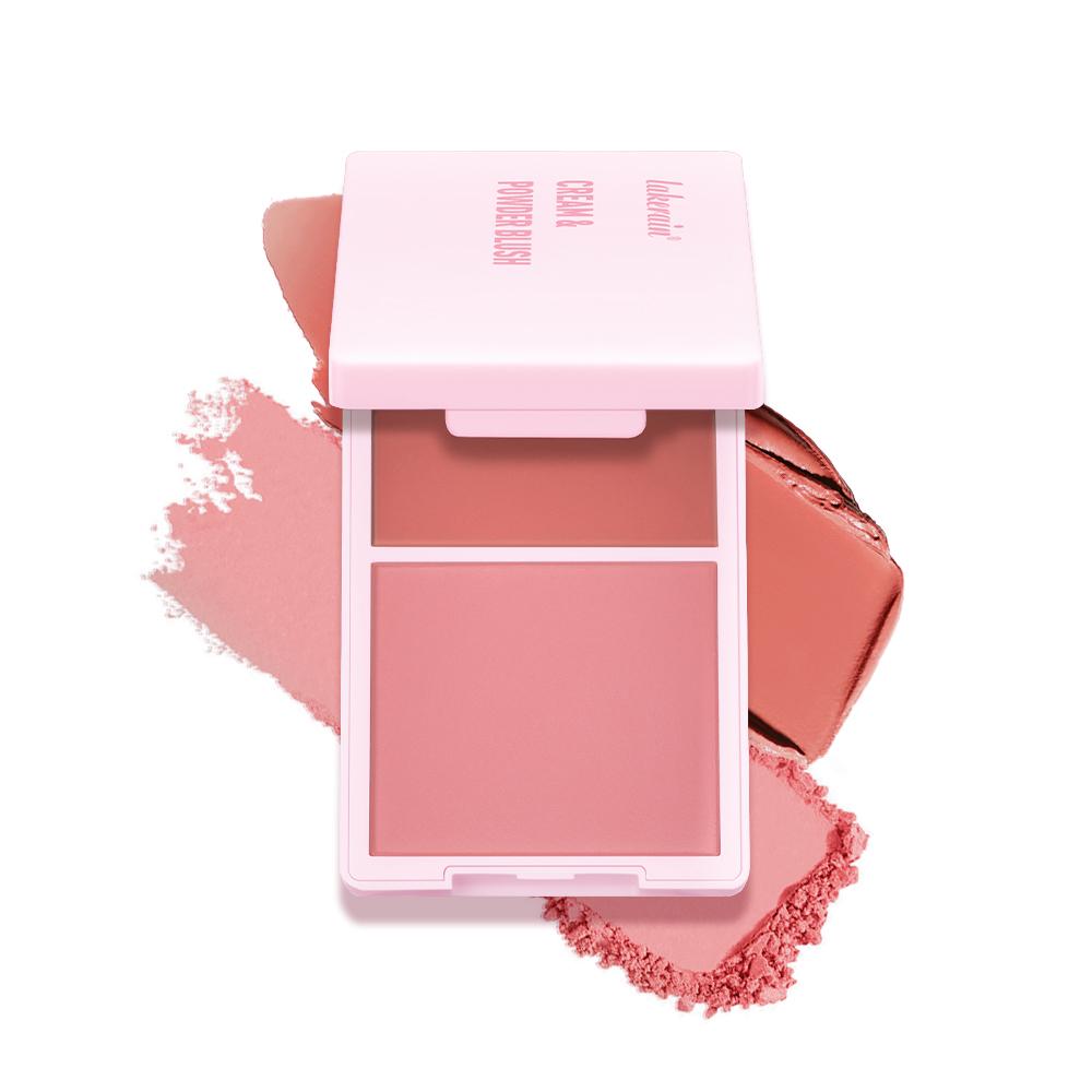 Blush Juvia s Cream Powder Matte Blush Makeup Rose Pan Long-lasting Wearing High Pigment Natural Matte Blush Duo Cosmtics