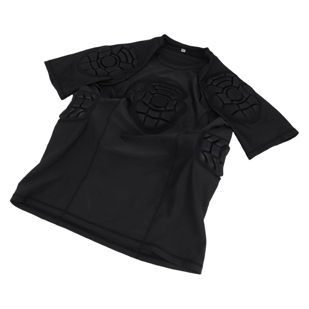 Goalkeeper Shirt for Men Women EVA Soccer Padded Compression Shirt Football Protective Gear Rib Prot