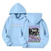 Kids Long Sleeve Loose Fit Pullover Hoodie with Letter Print Casual Sweatshirt for Boys and Girls