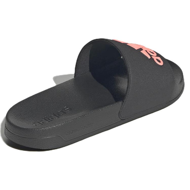 New Adidas Adilette Cozy Wear Resistant Black Unisex Slippers 'Black Pink' GZ3778