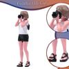 1:64 Scale Girl Figure Movie Character Props Mini People Model Resin Figures Dollhouse Decor