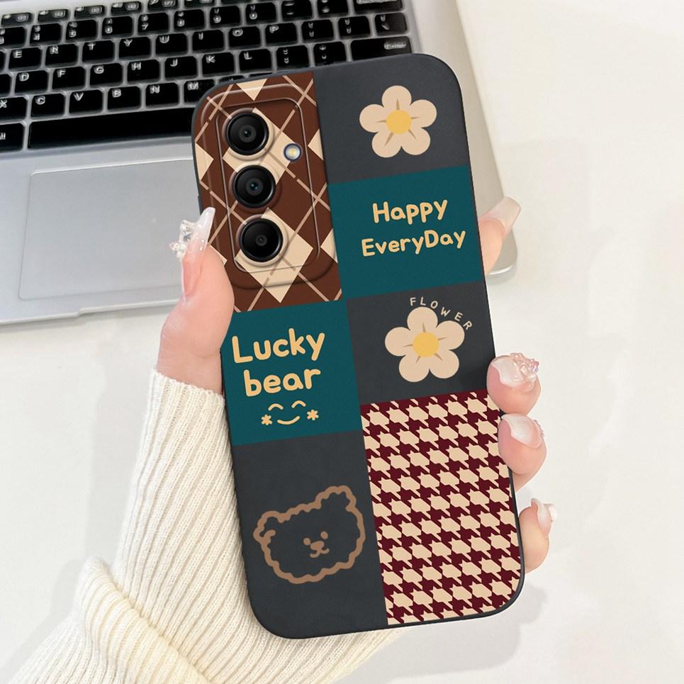 

For Samsung Galaxy A16 5G Samsung A16 A 16 A1600 Fashion Cute Case Lovely Cute Rabbit Shockproof Liquid Soft Silicone Back Cover Samsung A16 5G