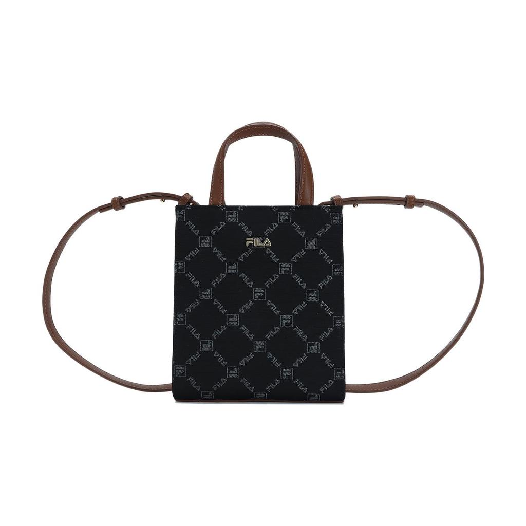 New FILA PU Handbag, Shoulder Bag, Crossbody Bag Trumpets Women's Black F13W331167F-BK