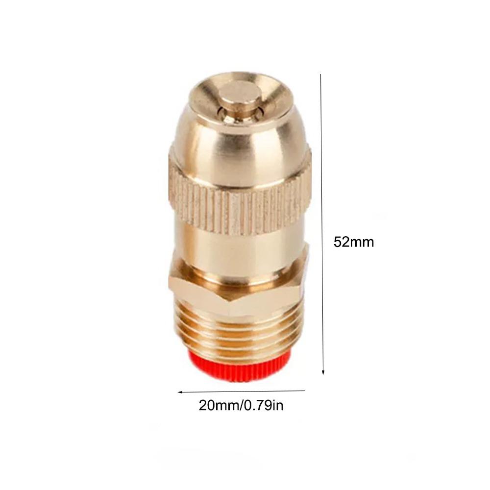 

G1/2 Atomizing Sprinkler Nozzle Brass Drip Irrigation New Misting Nozzle Garden Watering L