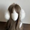 Leopard Imitation Fur Plush Earmuffs Y2k Ear Muffs Soft Ear Mask  Winter