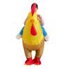 Colorful Feather Rooster Inflatable Costume - Children's Day Mascot Outfit for Outdoor Walking Performance