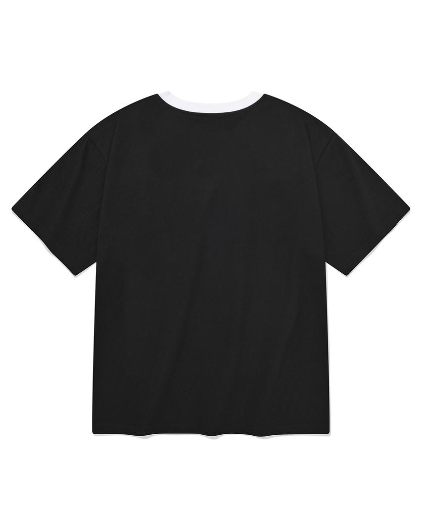 SAINTPAIN Sp Saint Club V-Neck T-Shirt - Black