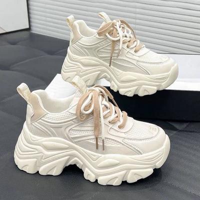 Nische Retro High-Value Kleine Weiße Schuhe Damen Frühling und Herbst High Street Vielseitig Student Ins Tide Atmungsaktiv Lässig Sport Damen Schuhe