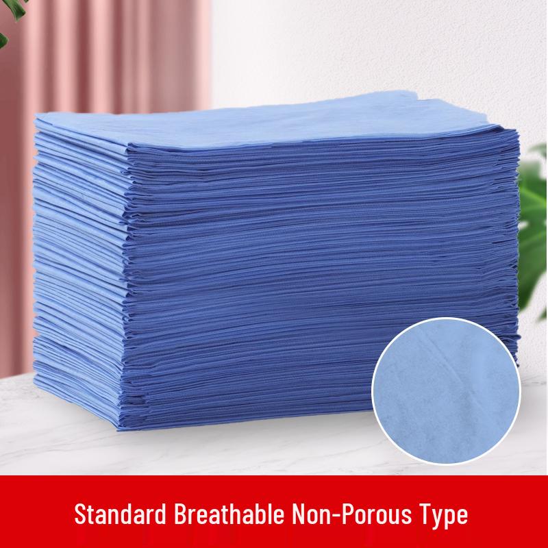 Supreme Beauty Disposable Non-woven Bed Sheet for Salon & Foot Bath - Breathable, Waterproof, Oil-proof with Hole Towel Pad