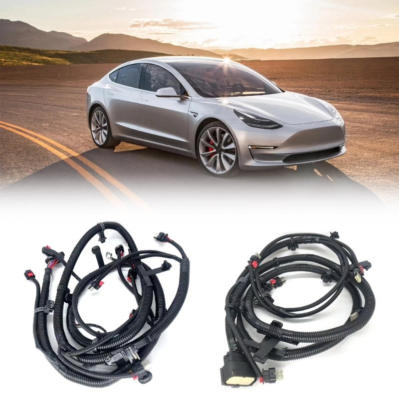 Chicote de Fiação do Sensor de Assistência de Estacionamento com Radares de Marcha Atrás do Para-choque Dianteiro do Carro Adequado Para Model 3 206795801B Chicote de Velocidade da Linha do Para-choque