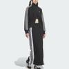 Adidas Originals Track Top Knit Balloon Zip Stand Collar Striped Loose Long Sleeve Jacket Women jackets KQ5488