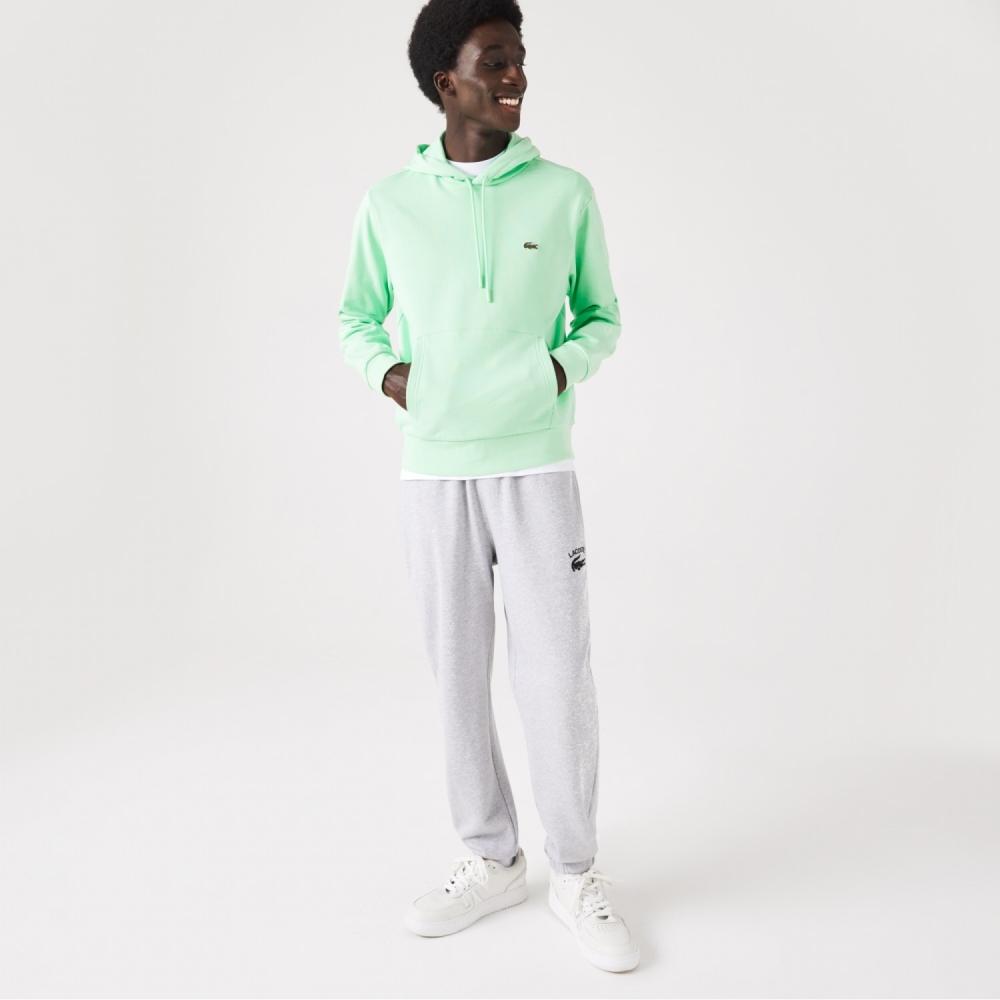 

LACOSTE Мужская базовая толстовка с капюшоном мятного цвета