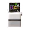 Crystal Cube Photo Display Holographic Desktop Smart Weather Station Digital Clock With Gif Animations Album