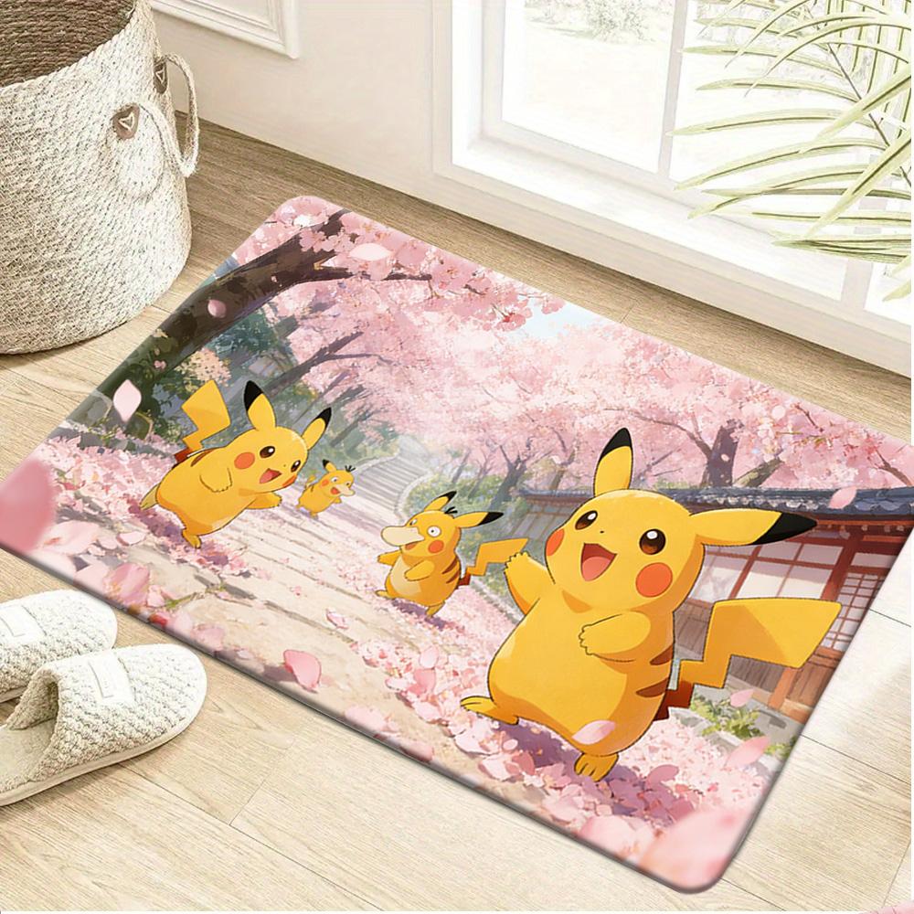 

Cute Eevee Covered with Green Leaves and Vines in Sunlit Forest Print Non-slip Doormat, Soft Absorbent Floor Rug for Home Decor 40cm x 60cm