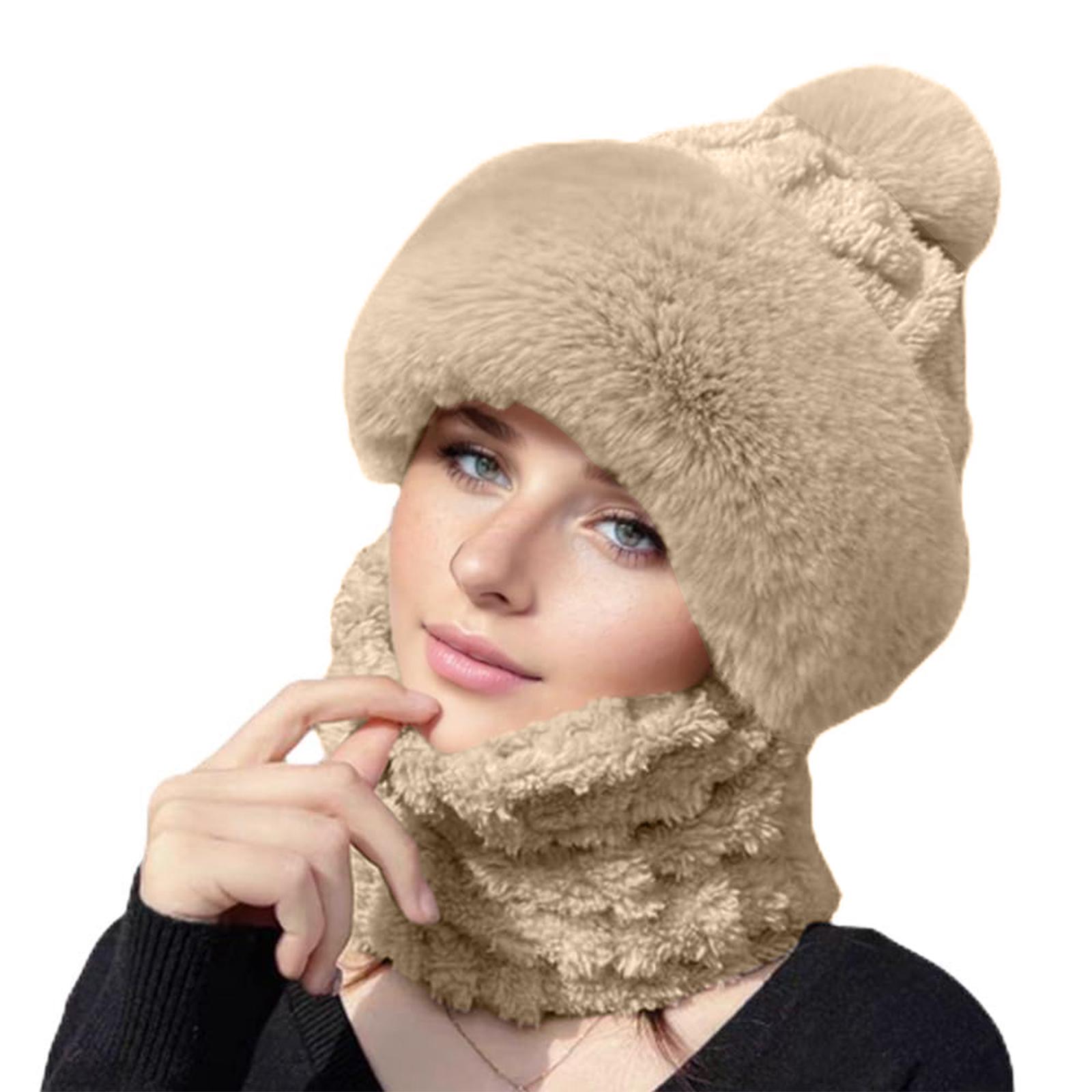 

Women s Thermal Cycling Face Mask With Thickened Neck Sleeve And Integrated Hood One Size хакі