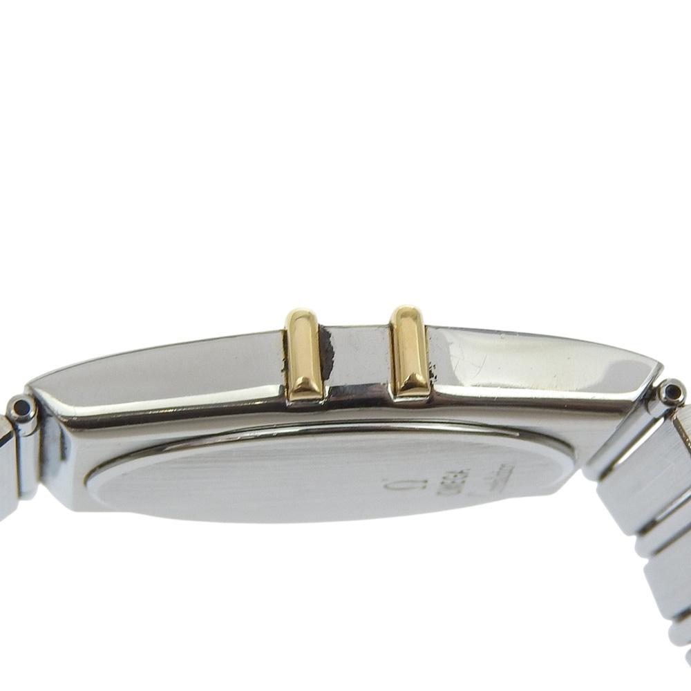 OMEGA Constellation Watches Date goldDial Stainless Steel Quartz Analog display unisex Used