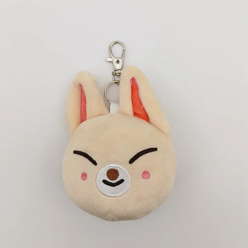 SKZOO Plush Keychain Korean Ide Stray Kids Pendant Toy Keychain Fan Collection Giftsol Felix HyunJin Jisung Plush Cartoon