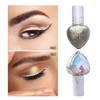 Pennello piccolo a forma di cuore impermeabile Shimmering Liquid Eyeliner Eye Illuminante Liquido Ombretto Trucco per occhi