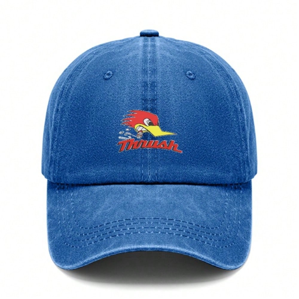 [Vintage Baseball Cap] Thush Duck Print Polyester Adjustable Sun Hat Unisex Streetwear Outdoor Sports - Gift For Him