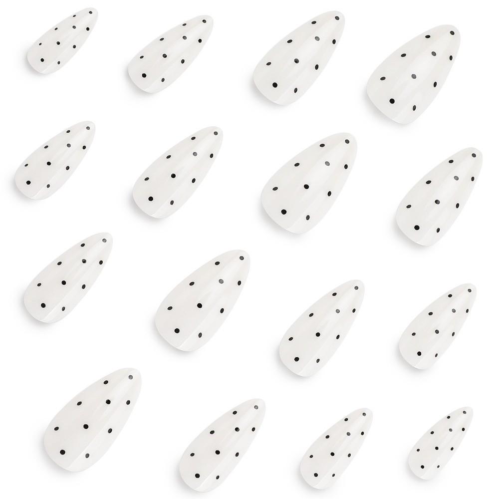 24 Peças/Conjunto Unhas Francesas Amêndoa Postiças Pontas de Unha Postiças Novas Unhas Postiças Mulheres