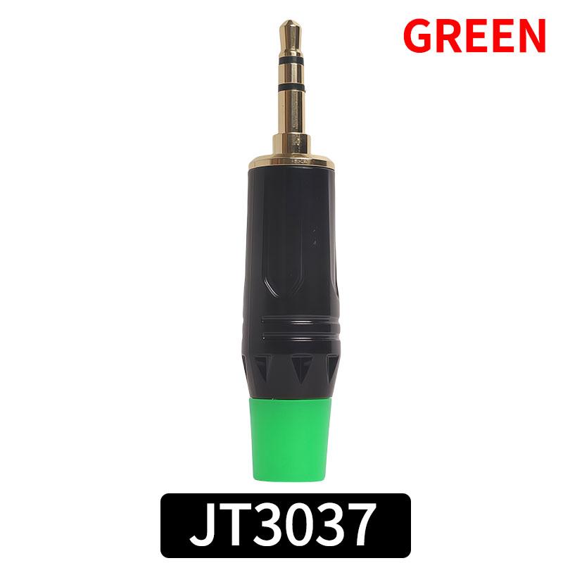 Gold-Plated 3.5mm Stereo Audio Plug - for Headphone Microphone DIY Soldering Connector