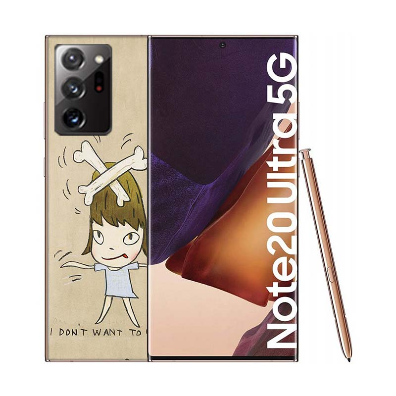 Süße Nara Yoshitomo Kunst Handyhülle für Samsung A55 A35 A25 A15 A07 A05S A16 A17 A26 A36 A37 A56 A57 Galaxy Note 20 10 A50S A71 A