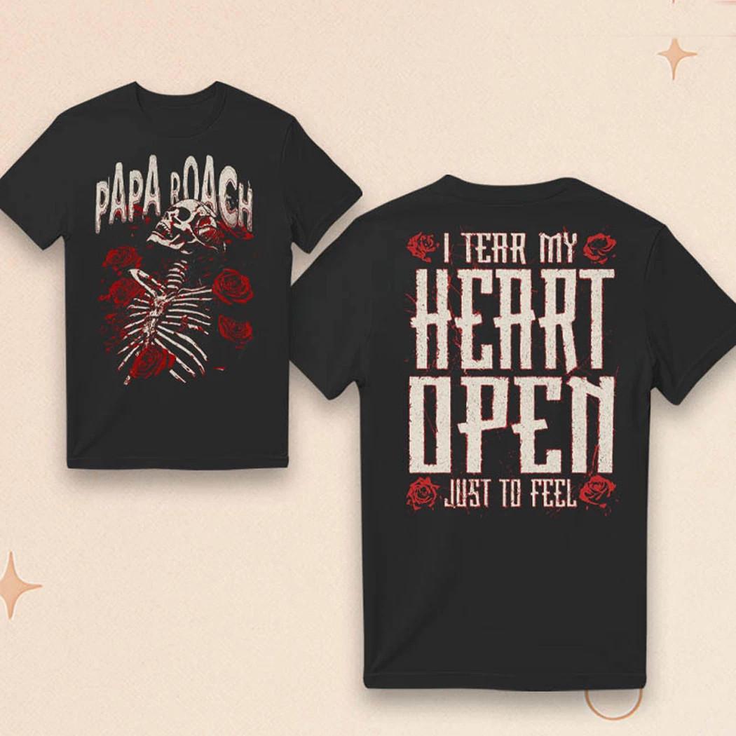 NEUES Papa Roach Just To Feel T-Shirt Alle Größen S-5XL S gray