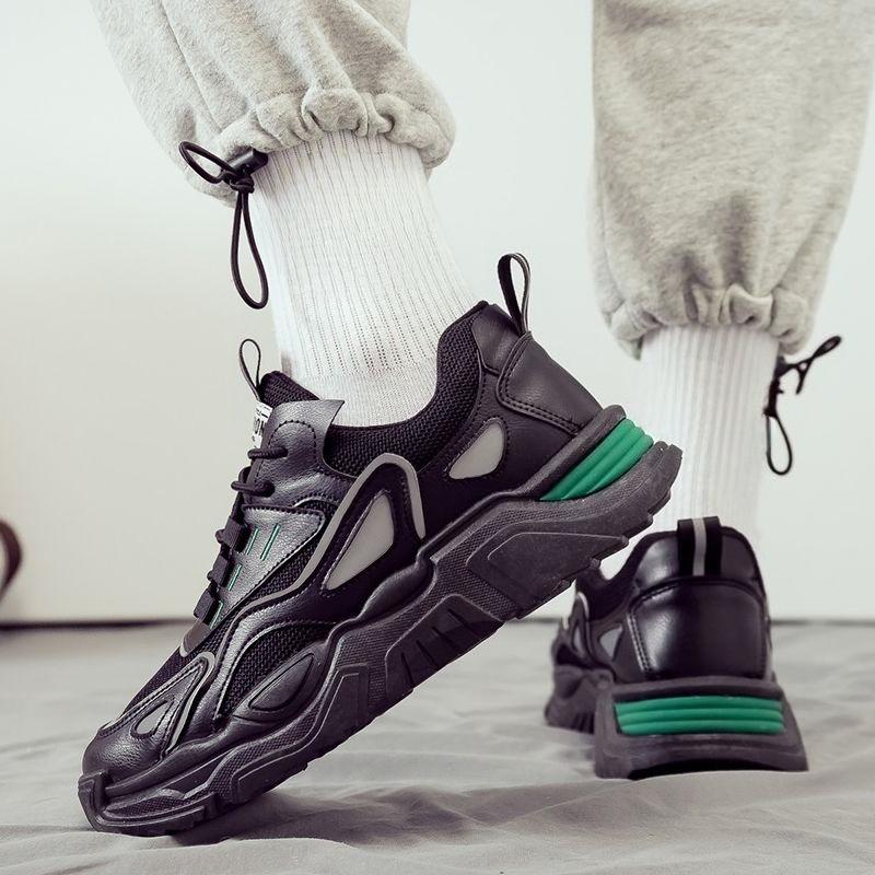 Thick Platform Mesh Upper Breathable Running Sports Shoes for Men High Quality Outdoor Low Price Designer Gym Man Casual Sneaker